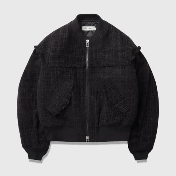 경 Gyeong 트위드 봄버자켓 2사이즈