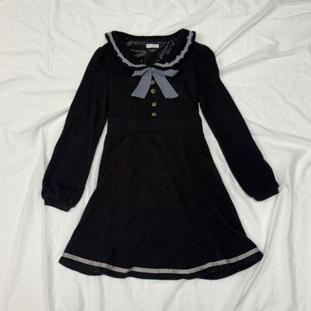 axes femme 블랙 고스로리 원피스