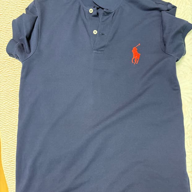 폴로 반팔티 네이비