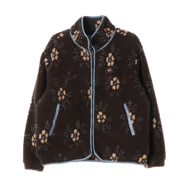 로브로브 플로럴 패턴 플리스 집업 F