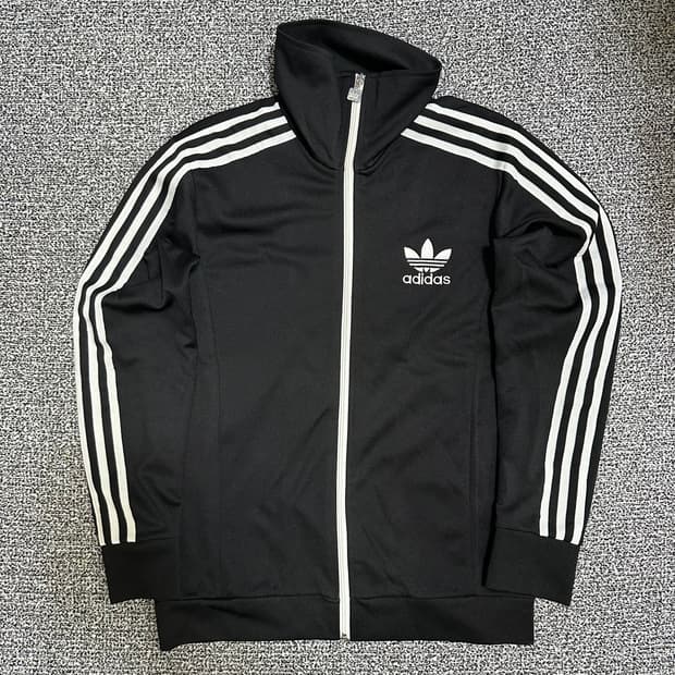 (100) 아디다스 검흰 삼선 트랙탑 유로파 져지