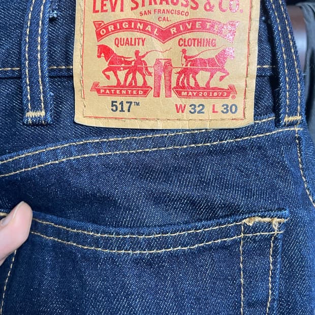 리바이스 517 다크인디고 32x30