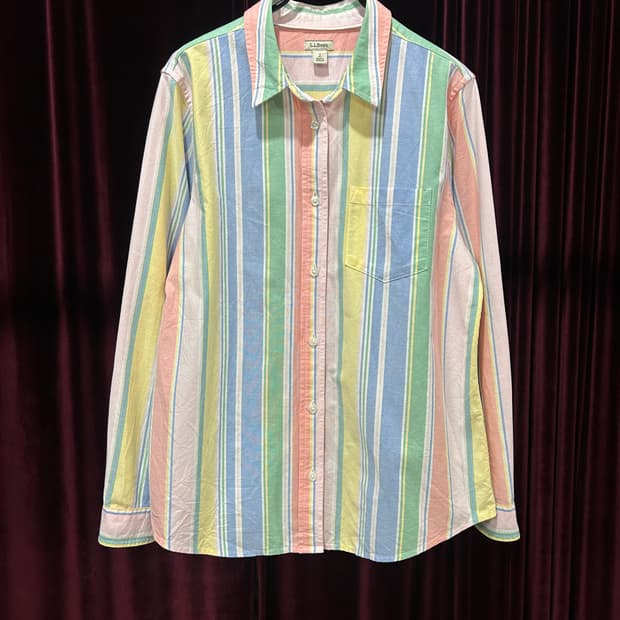 L.L.BEAN stripe shirt