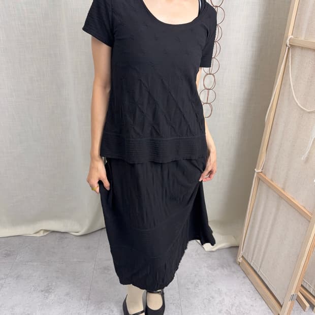 Issey Miyake Haat 티셔츠 & 드레스 셋업