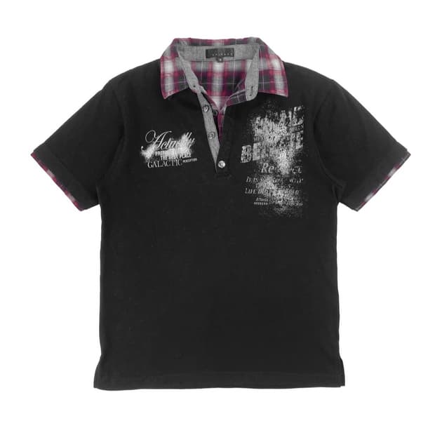 레이어드 펑크 카라 티셔츠