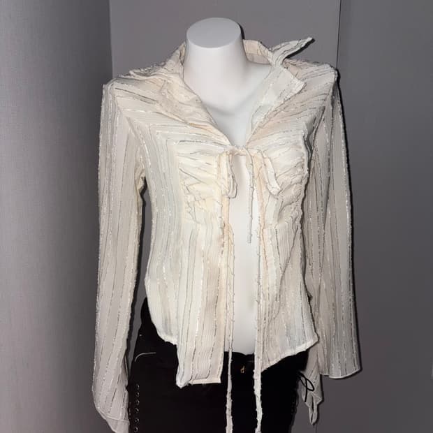 Vintage Ivory Whisper Cardigan