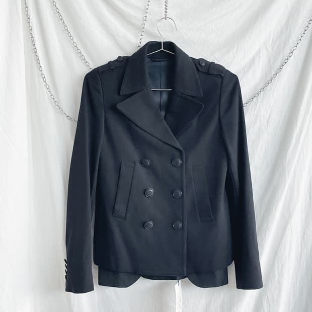 new* 닐바렛 크롭 컷 피코트