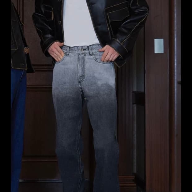 Stu 그라데이션 데님 팬츠