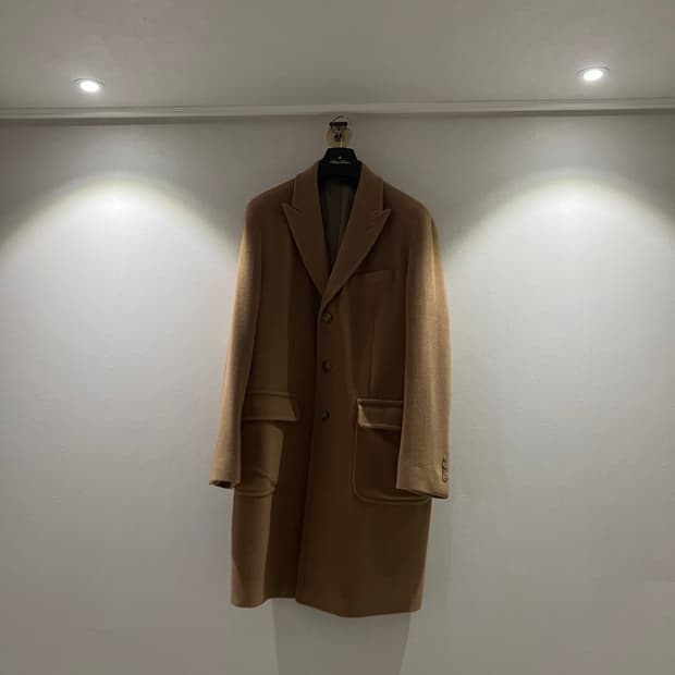 [급매] 브룩스브라더스 카멜헤어 싱글코트 42 short