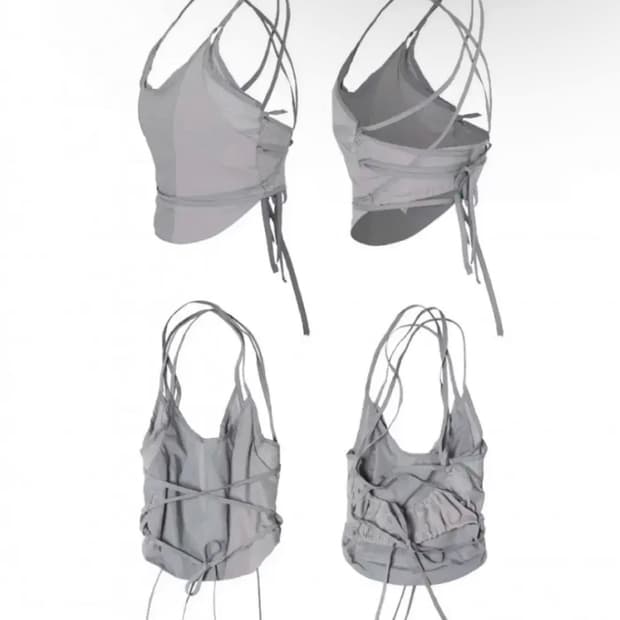 오호스 스트랩 슬리브리스