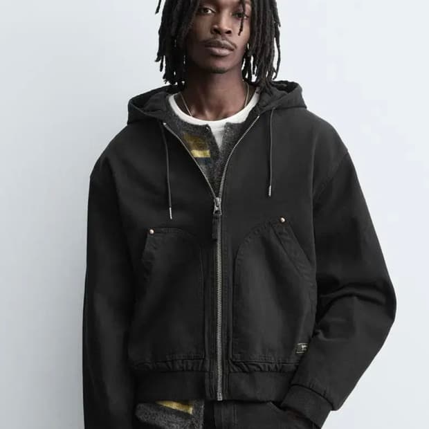 자라 후드 패등 자켓 삽니다