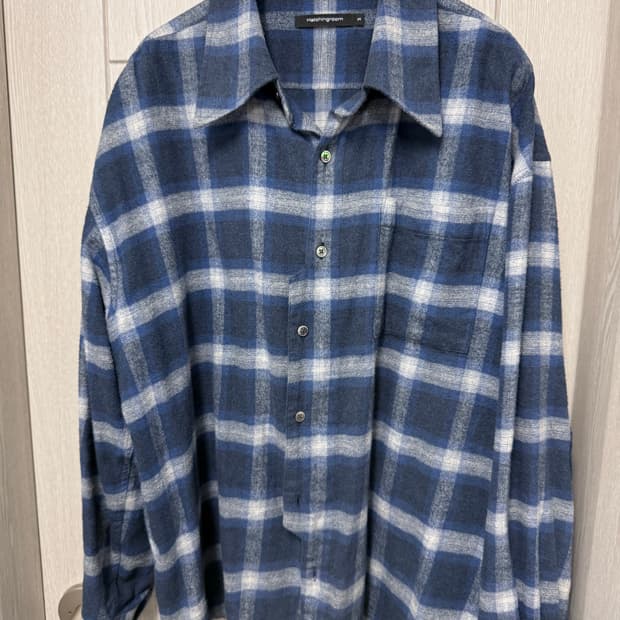 Hatchingroom shirt dyed check blue