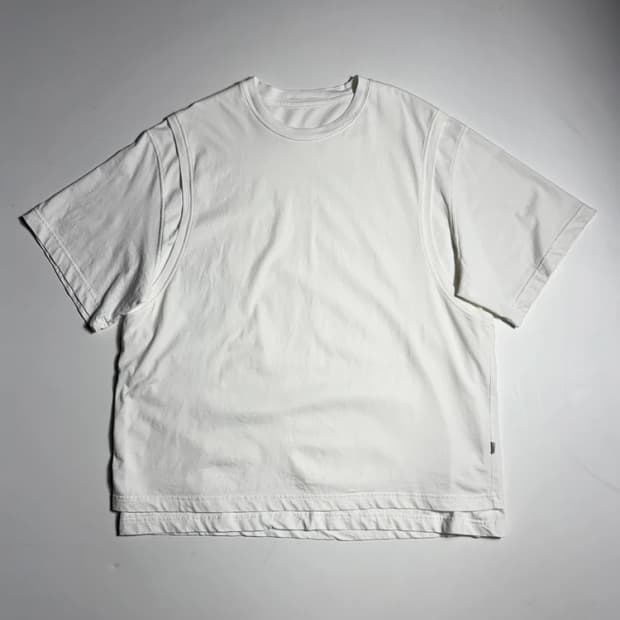 유스 YOUTH 컷오프 레이어드 반팔 티셔츠 R2253