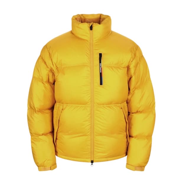 살로몬 컨투어 자켓 패딩 옐로 xl