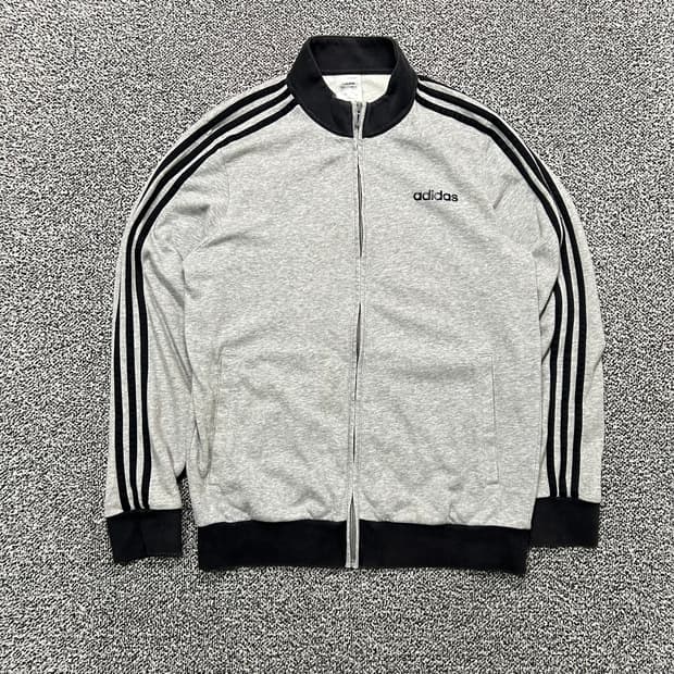 아디다스 회검 트랙탑 져지