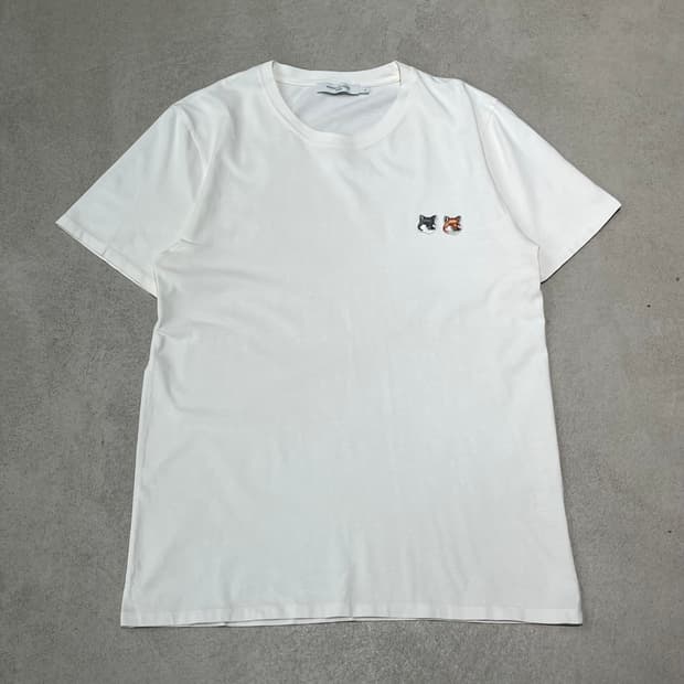 메종키츠네 더블폭스 반팔티 s10653