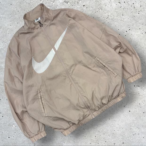 [L] 나이키 우먼 우븐 빅스우시 바람막이 라벤더 자켓 B319