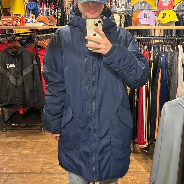 [HI]  나이키 조던 롱패딩 네이비