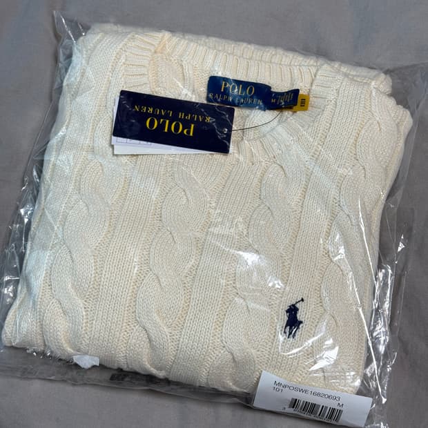 폴로 랄프로렌 케이블 니트