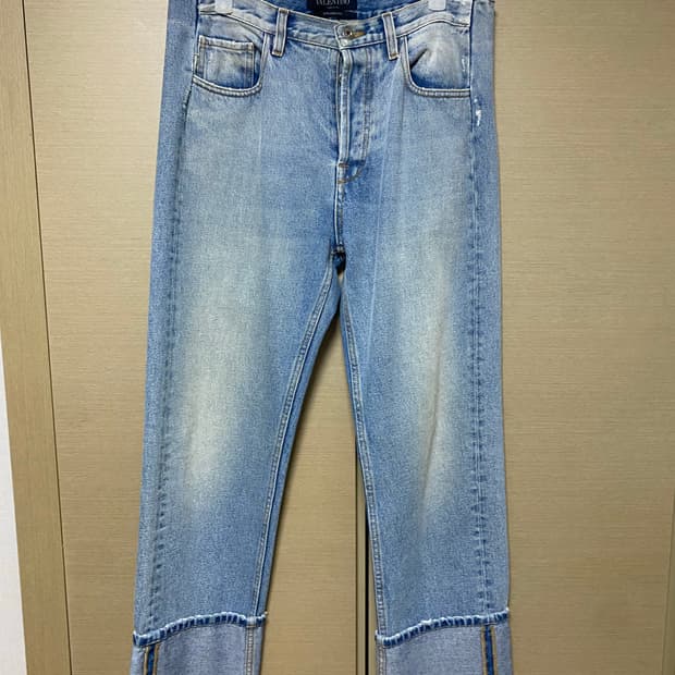 발렌티노 턴업 데님 30