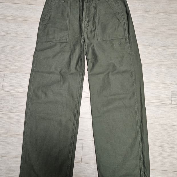 무신사 스탠다드 레플리카 퍼티그 팬츠 [카키] 28