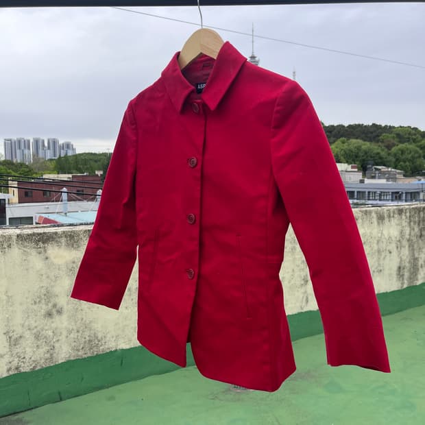 ASPESI BLU Red structured Jacket