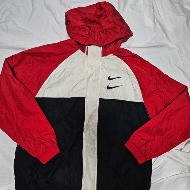 나이키 더블스우시 y2k 윈드러너 바람막이 XXL