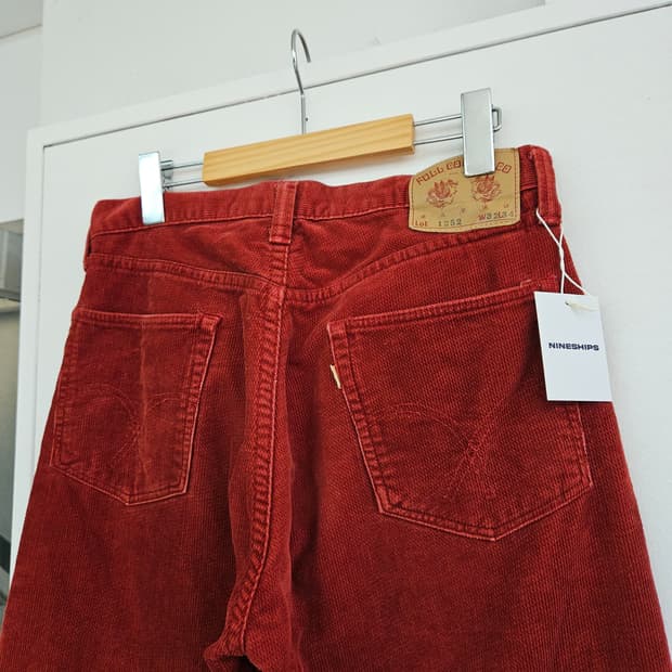 풀카운트 1252 레드 피퀘 바지 32 올드 풀카운트