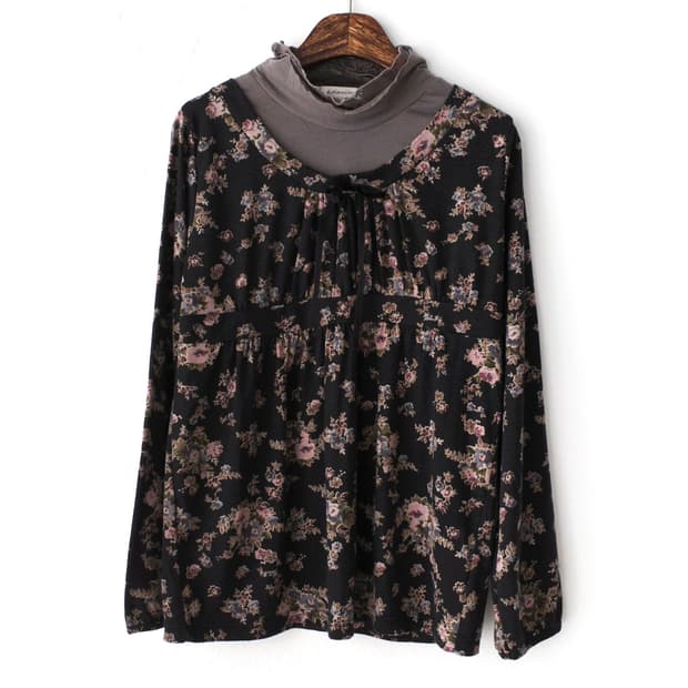 flower lace long sleeve