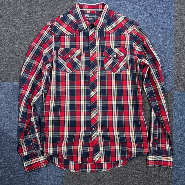 Terranova 체크 남방 L