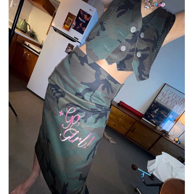 camo skirt
