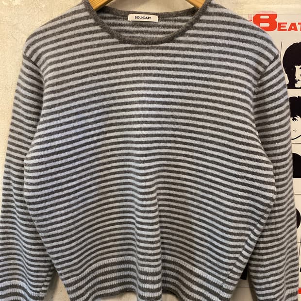 빈티지 스트라이프 니트