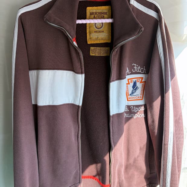 아베크롬비 브라운 기모집업