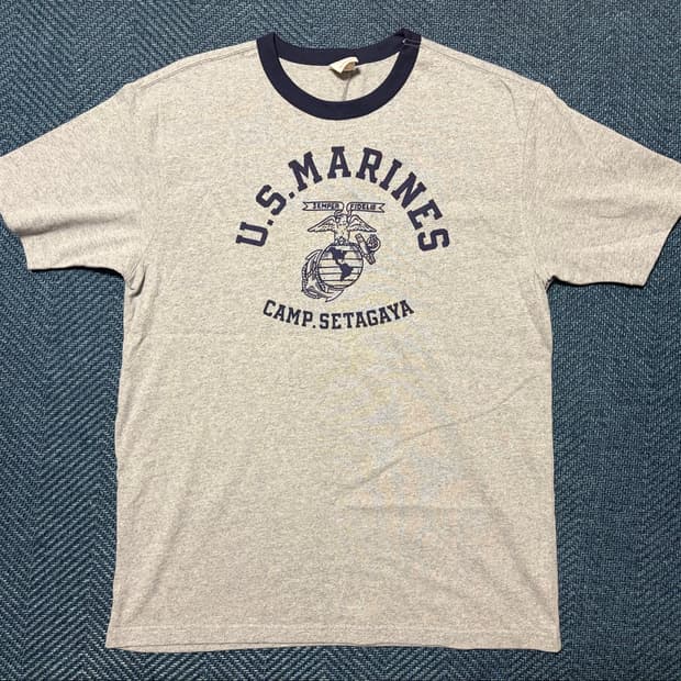 논스탁 us marines 반팔