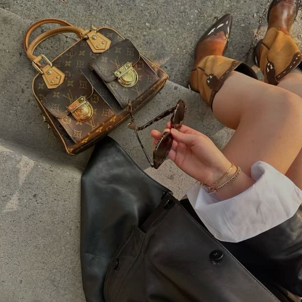 루이비통 모노그램 맨하탄 토트백