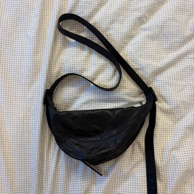 요지 야마모토 호스 레더 슬링백