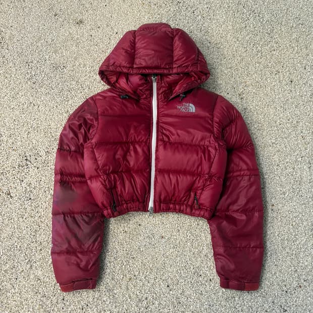 노스페이스 후드 크롭 패딩 ⭐️849