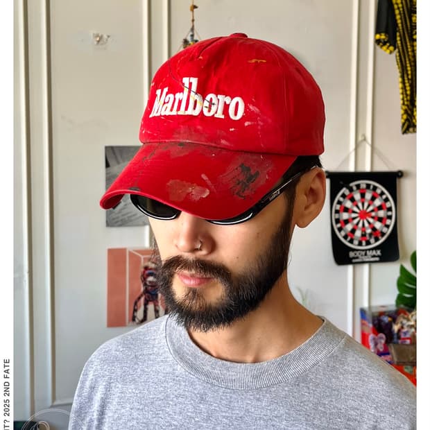 Old Marlboro Vintage Painting Custom Cap
