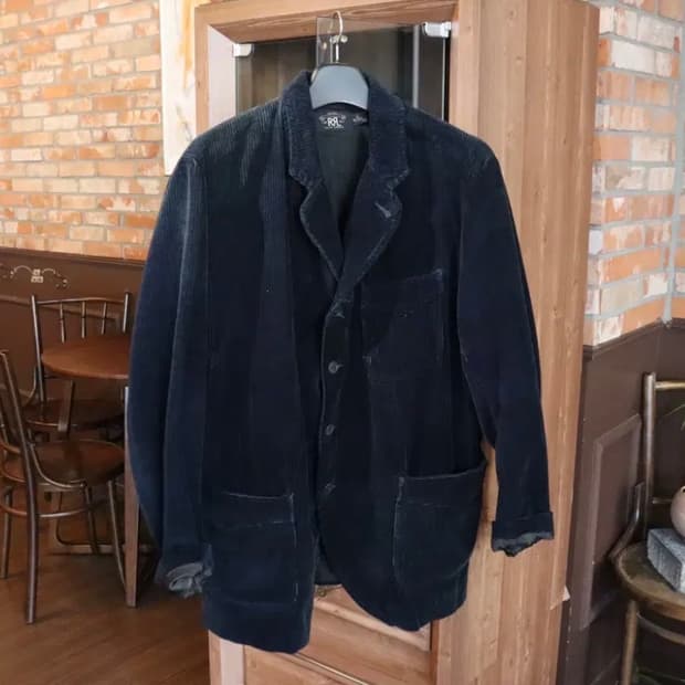 rrl 더블알엘 코듀로이 싱글 블레이저