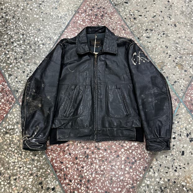 Brent 60s Leather Sports Jacket (42)