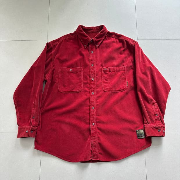 90s 팀버랜드 코듀로이 워크 셔츠 XL