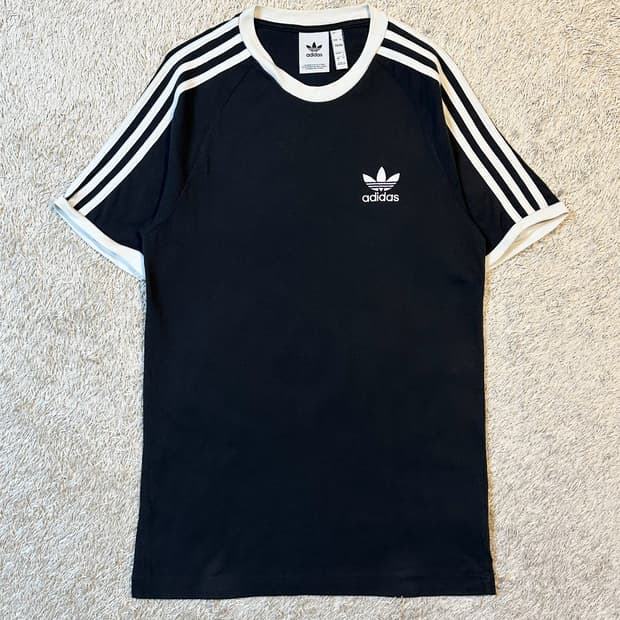 아디다스 ADIDAS 파이어버드 스포티 링거 반팔 티셔츠 블랙