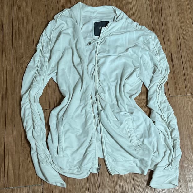 [ARMANI EXCHANGE] 아르마니익스체인지 셔링 디테일 집업 