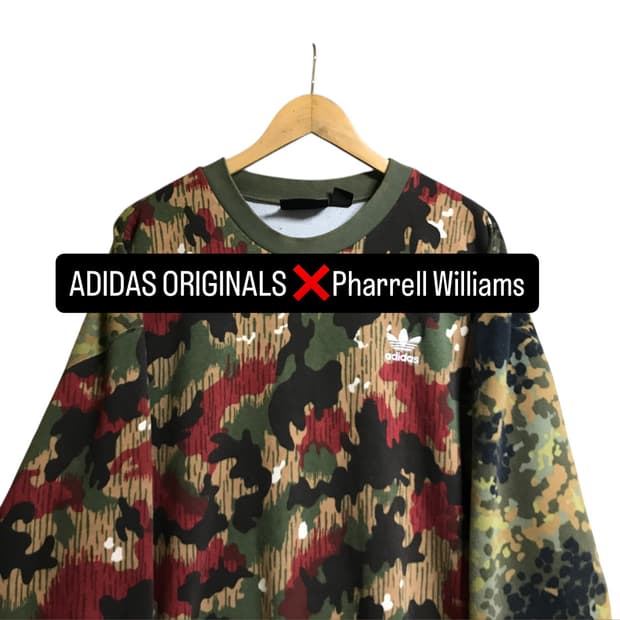 아디다스 퍼렐 윌리엄스 콜라보 스웻셔츠