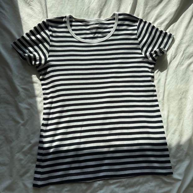 스트라이프 반팔