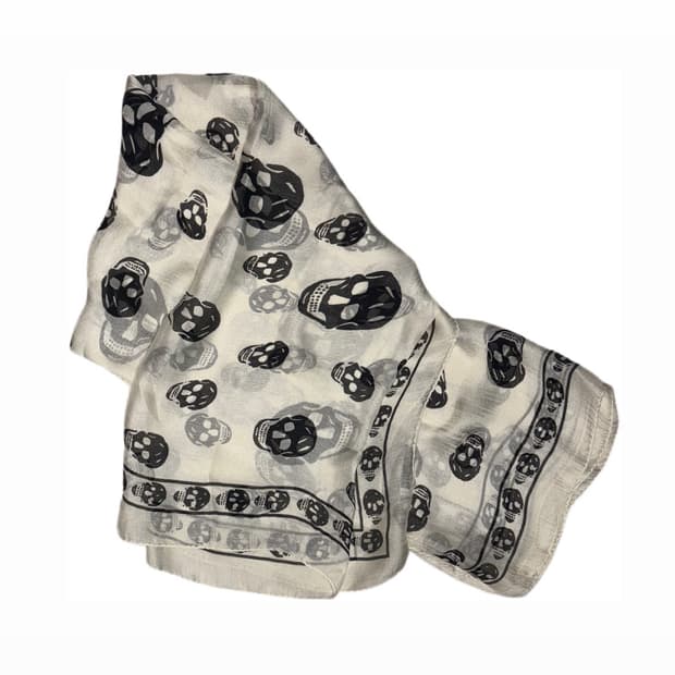 Alexander McQueen Skull Scarf