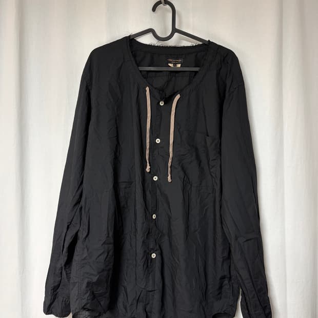 꼼데가르송 옴므 플러스 17ss 컷오프 드로우스트링 셔츠