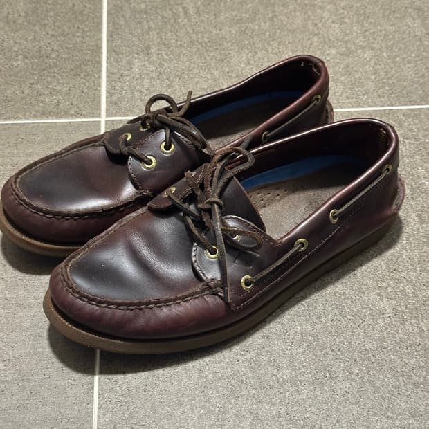 (US9) 스페리 탑사이더 보트슈즈 브라운