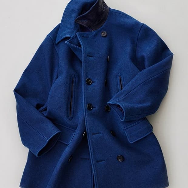 [L] 나이스네스 멕라간 피코트 인디고 블루