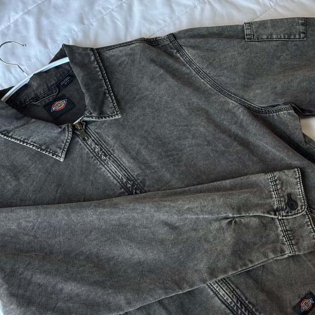 디키즈 뉴잉턴 워새드 자켓 블랙 2XL